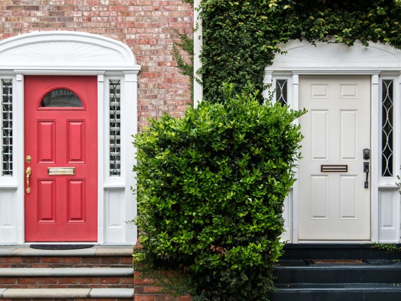 Red composite doors Ringwood
