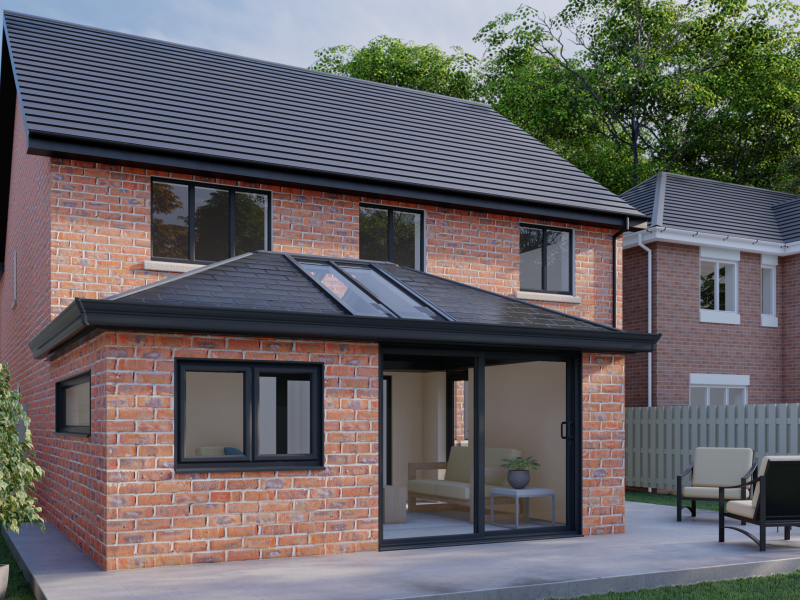 tiled conservatory roof