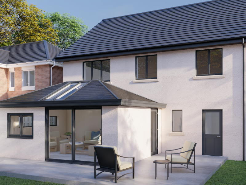 tiled conservatory roof
